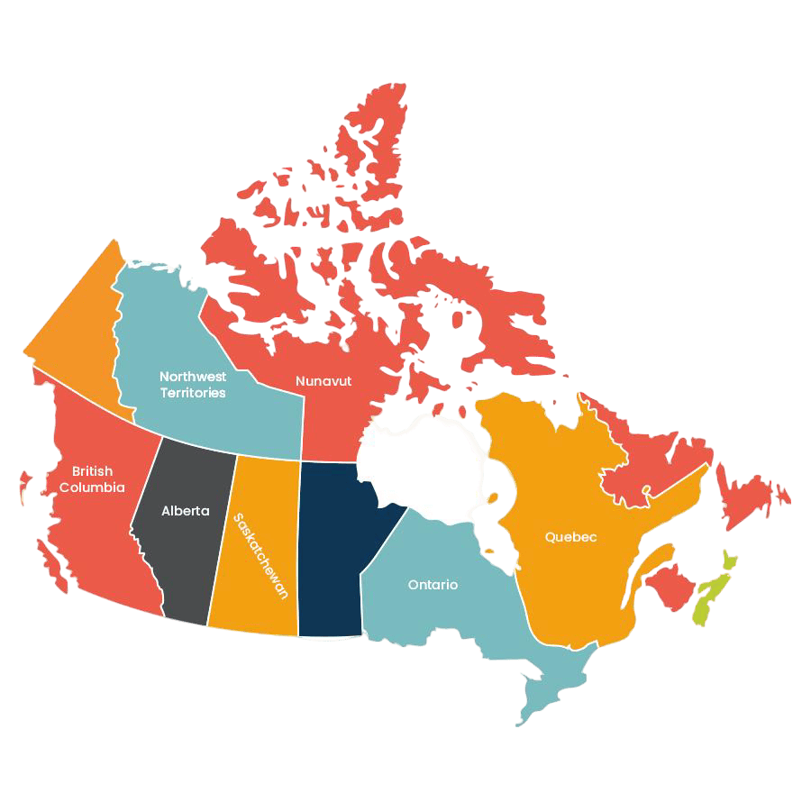 canada map