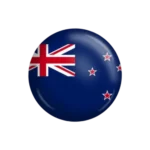 New Zealand round flag