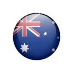 australia round flag