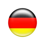 germany round flag