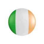 ireland round flag