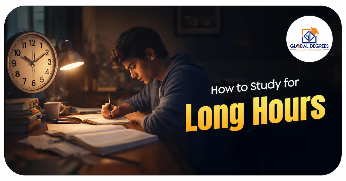 How to Study for Long Hours
