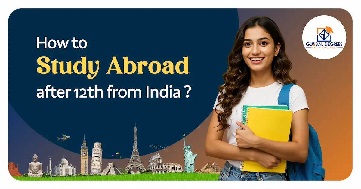 How to study abroad after 12th from India