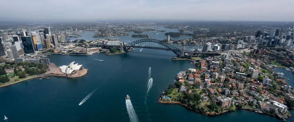 Sydney aerial view